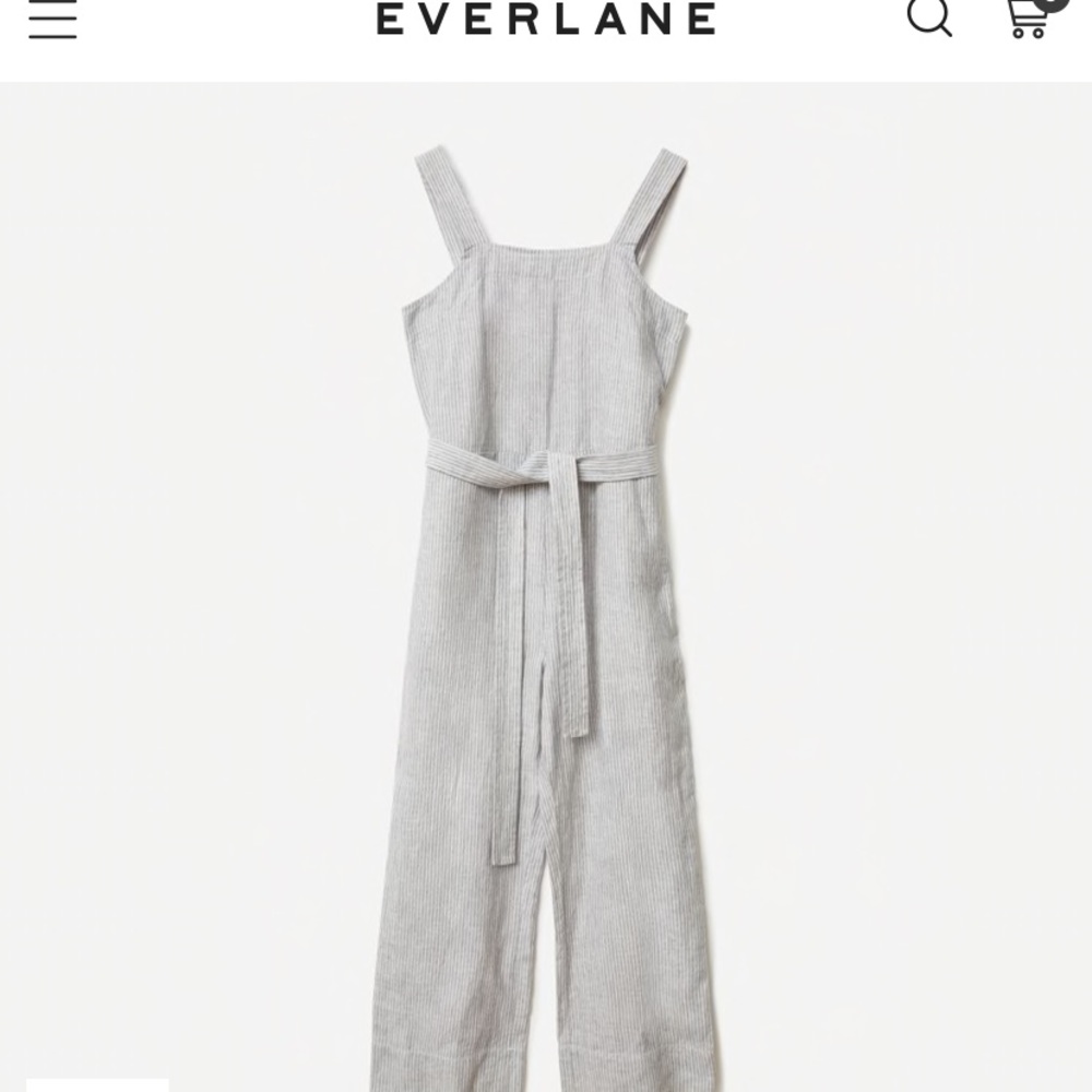 Everlane linen jumpsuit